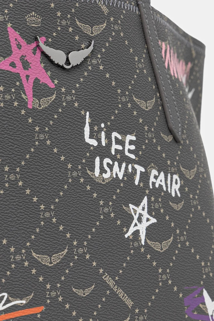 Zadig&Voltaire Kadın Sahte Deri Alışveriş Çantası Z SHOPPER MONOGRAM TAG