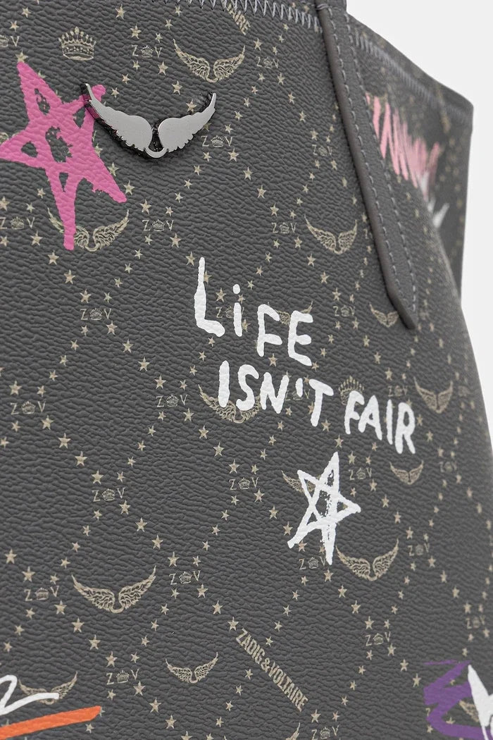Zadig&Voltaire Kadın Sahte Deri Alışveriş Çantası Z SHOPPER MONOGRAM TAG