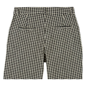 Emile et Ida – Baumwollhose Vichy-Karo | Schwarz