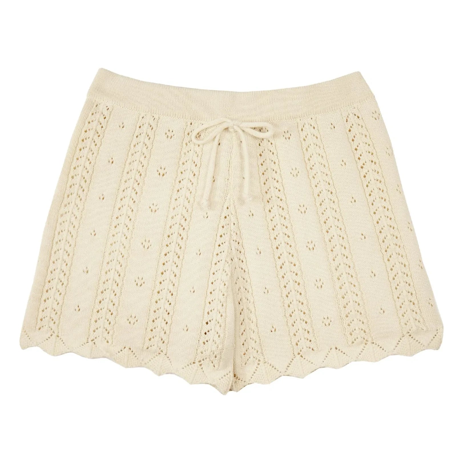 Mipounet - Nilda Kurze Strickshorts | Ecru