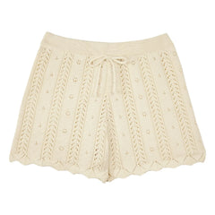 Mipounet - Nilda Kurze Strickshorts | Ecru