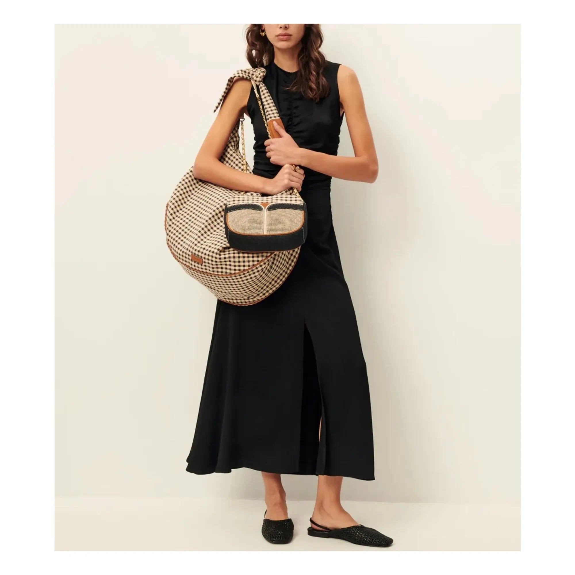 Sessùn – Vana Leder-Sandalen | Schwarz