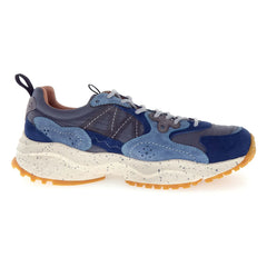 Flower Mountain - Solin Sneaker aus Wildleder und Nylon | Blau