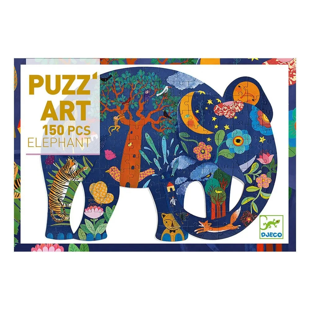 Djeco - Elefanten-Puzzle - 150 Teile