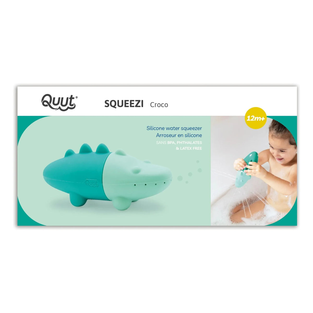 Quut - Squeezi Croco Badespielzeug | Grün