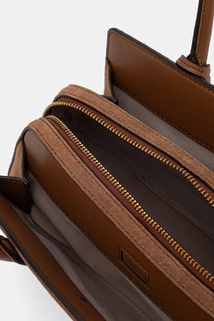 MICHAEL Michael Kors LAILA süet kadın baget çanta