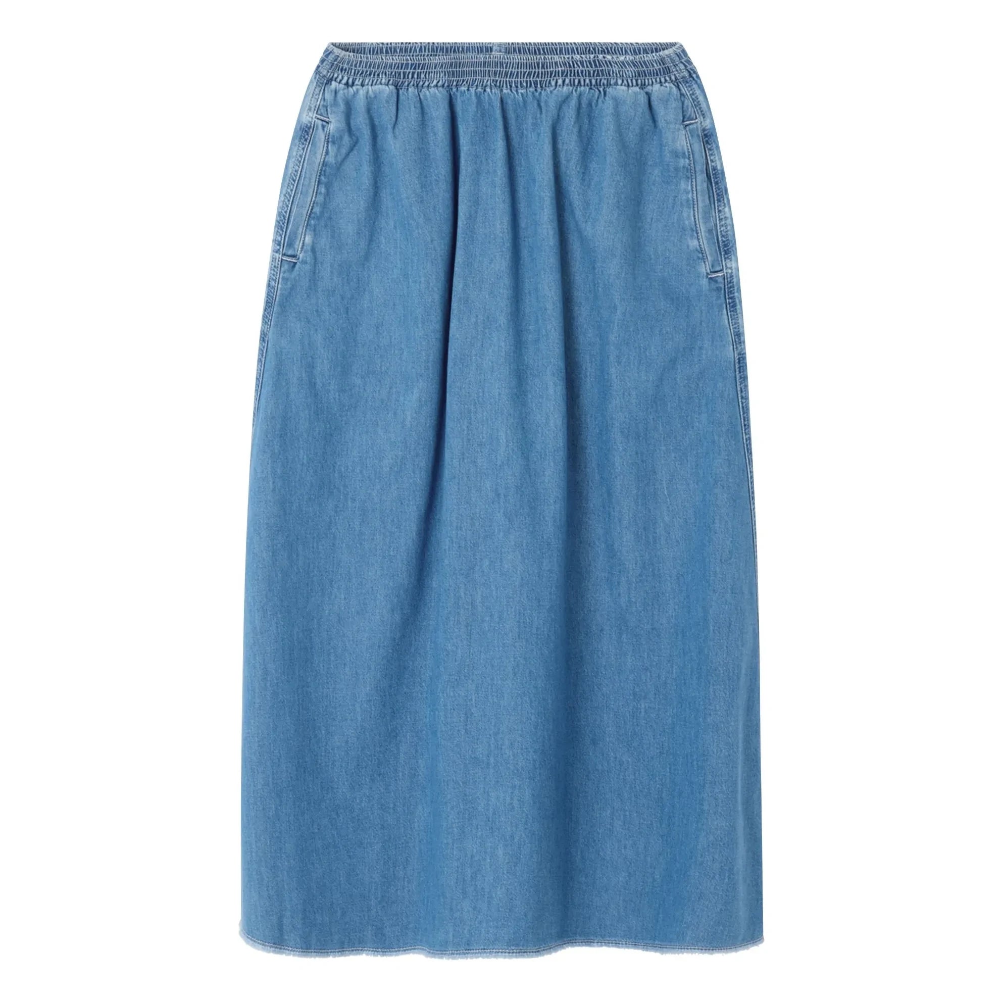 American Vintage - Izeway Baumwollrock | Blau