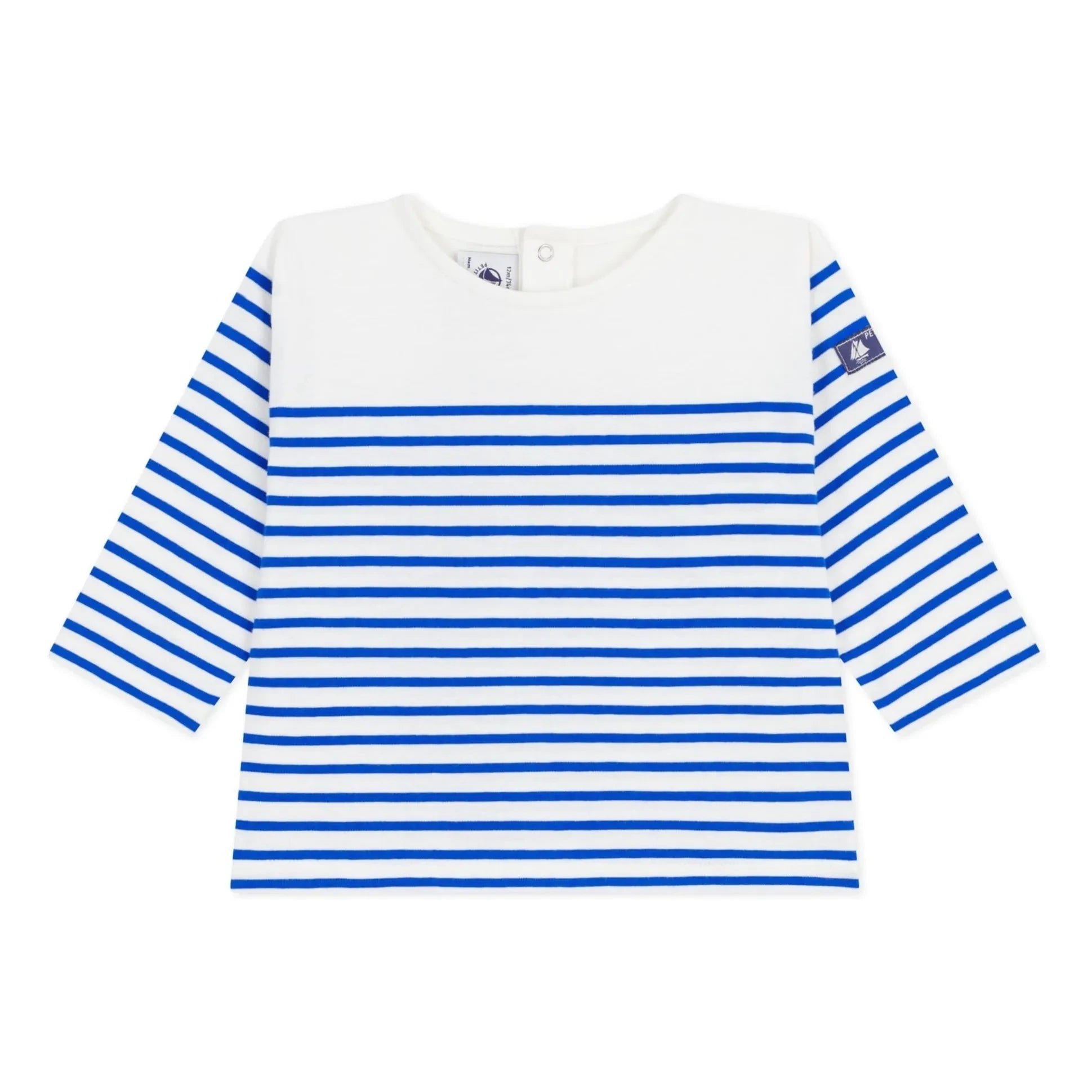 Petit Bateau - Breton-Shirt | Weiß