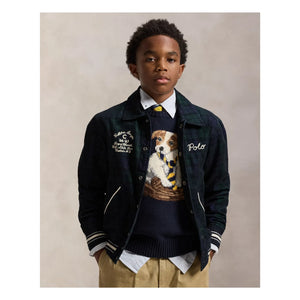 Ralph Lauren - Karierte Bomberjacke | Marineblau