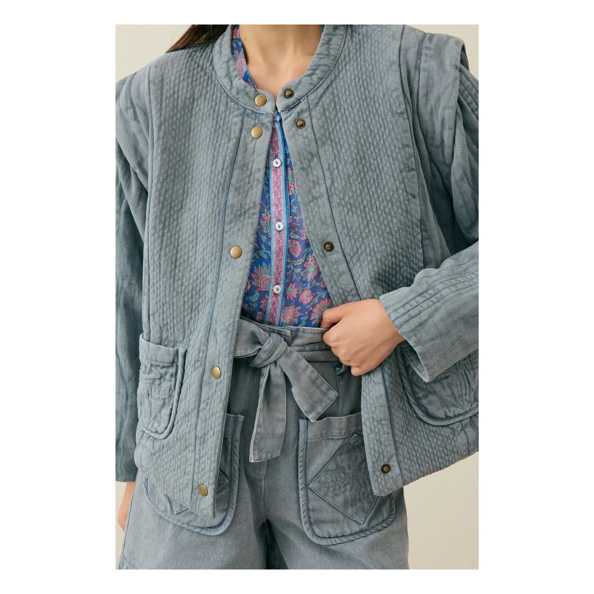 Louise Misha - Horicia Bio-Baumwoll-Jacke - Damenkollektion | Grau