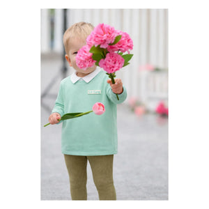 Lililotte - Solal Bio-Baumwoll-Sweatshirt | Minzgrün