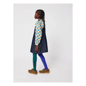 Bobo Choses - Bobo Farbblock Strumpfhose aus Bio-Baumwolle | Blau
