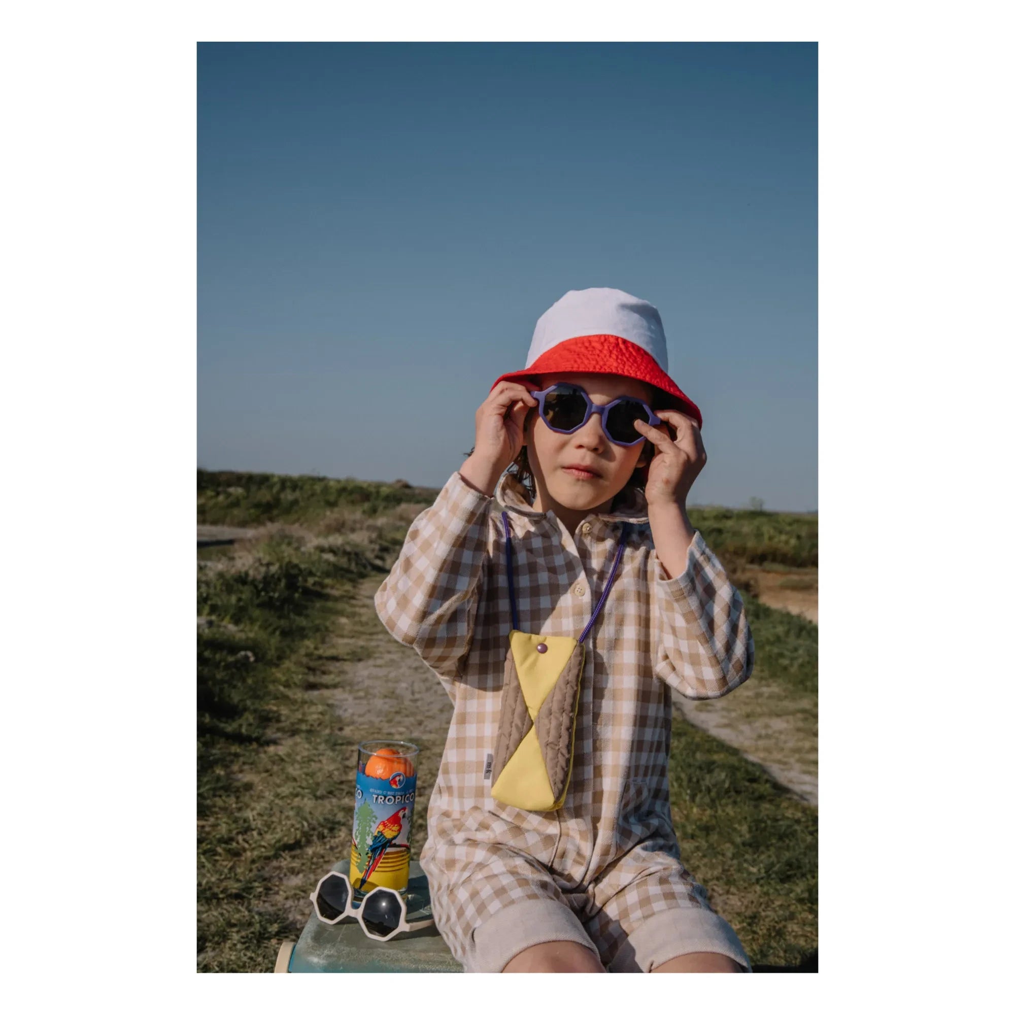 Mini Kyomo - YEYE x Mini Kyomo Lila Sonnenbrille und Etui