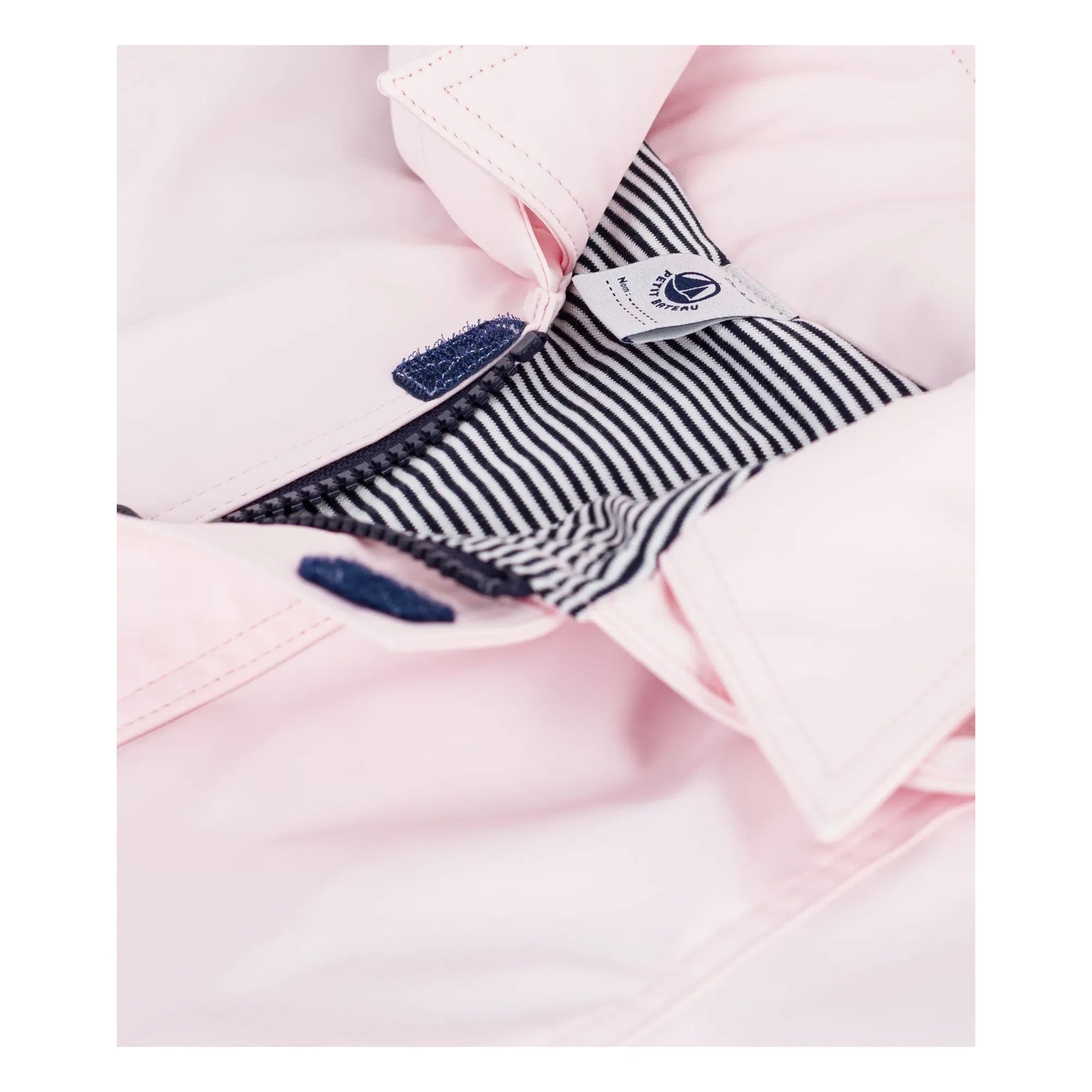 Petit Bateau - Regenjacke Kult, recycelte Faser, Baby | Hellrosa