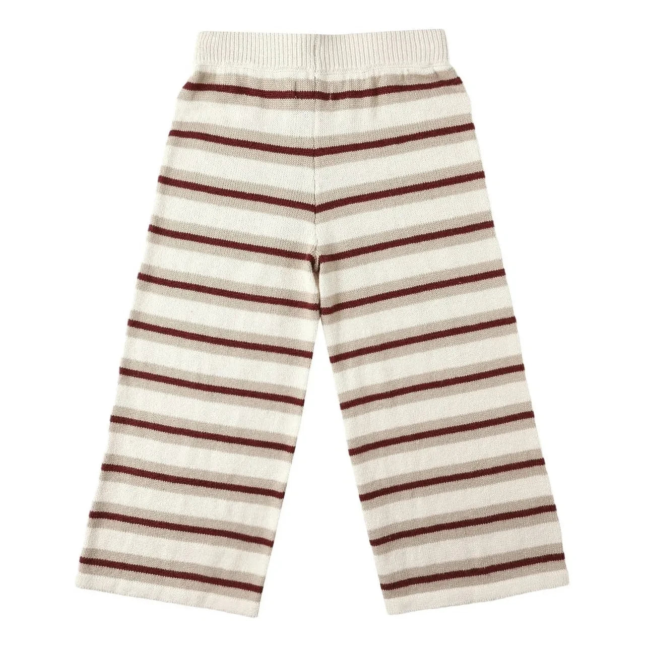 Rylee + Cru - Gestreifte Mesh-Hose | Stein