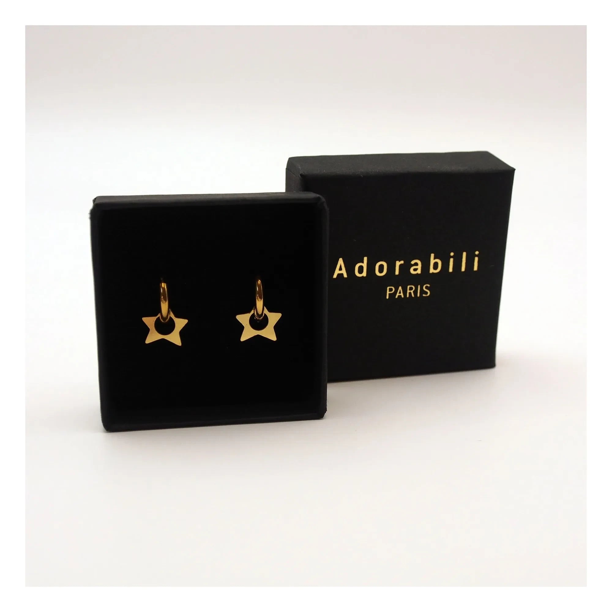 Adorabili - Stern-Ohrring-Ringe | Gold