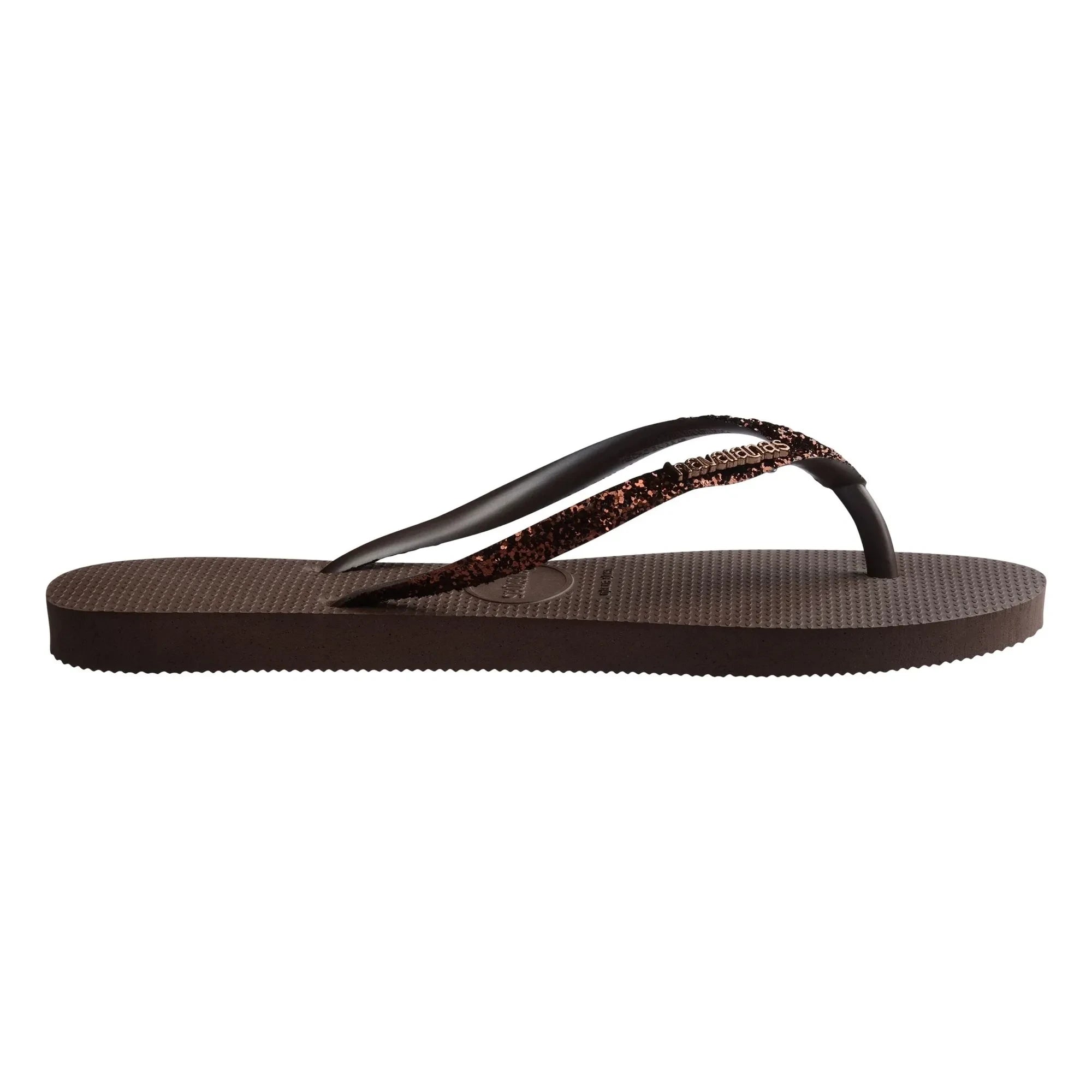 Havaianas - Slim Glitter Flip-Flops | Schokolade