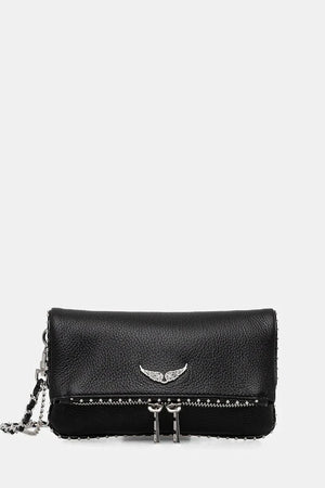 ZADIG&VOLTAIRE ROCK NANO GRAINED LEATH STUDS Deri Çanta