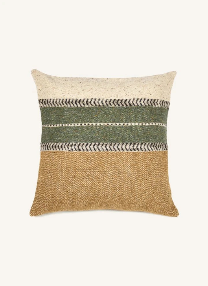 Libeco - Montana Wolle Kissenbezug | Gold