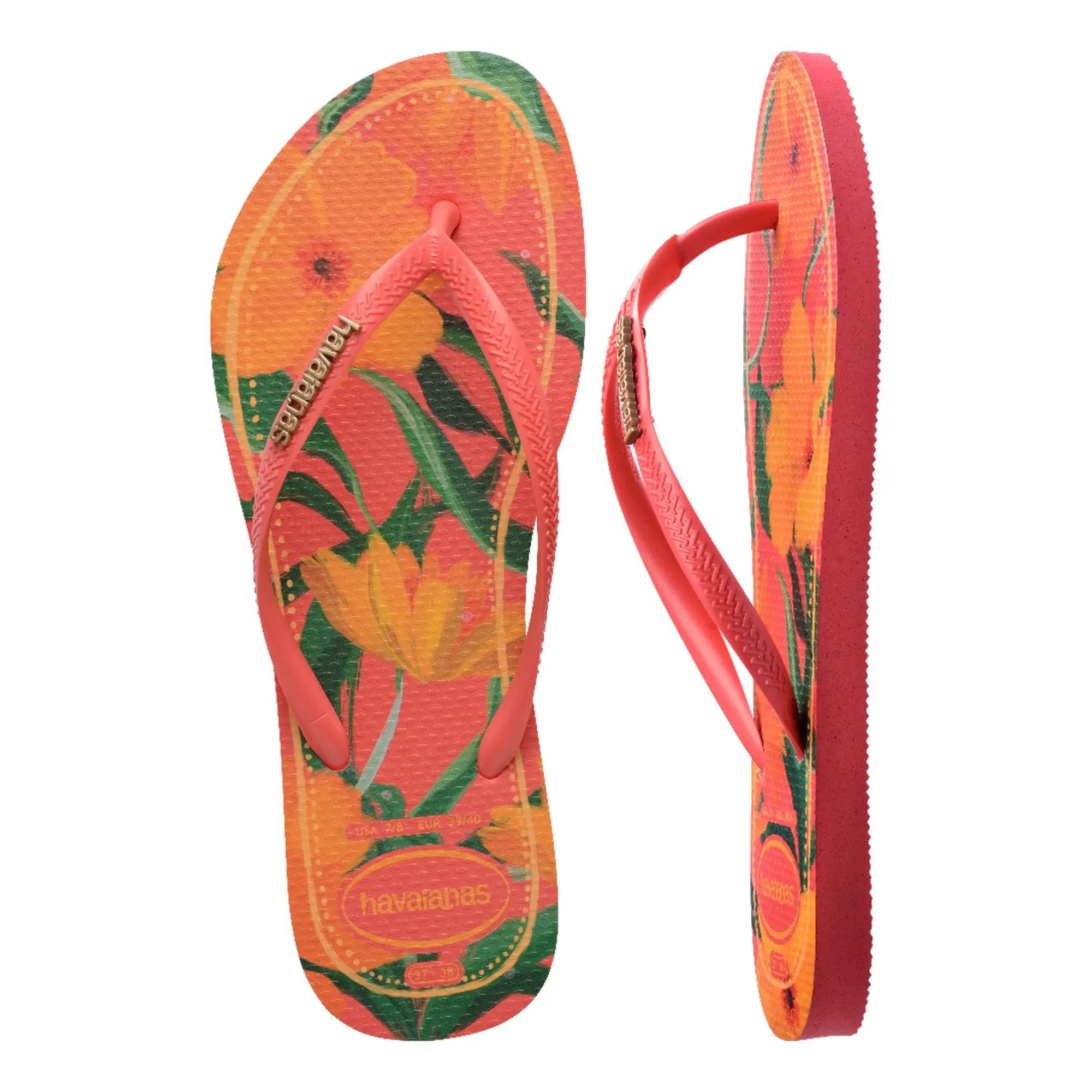 Havaianas - Slim Tropical Zehentrenner | Koralle