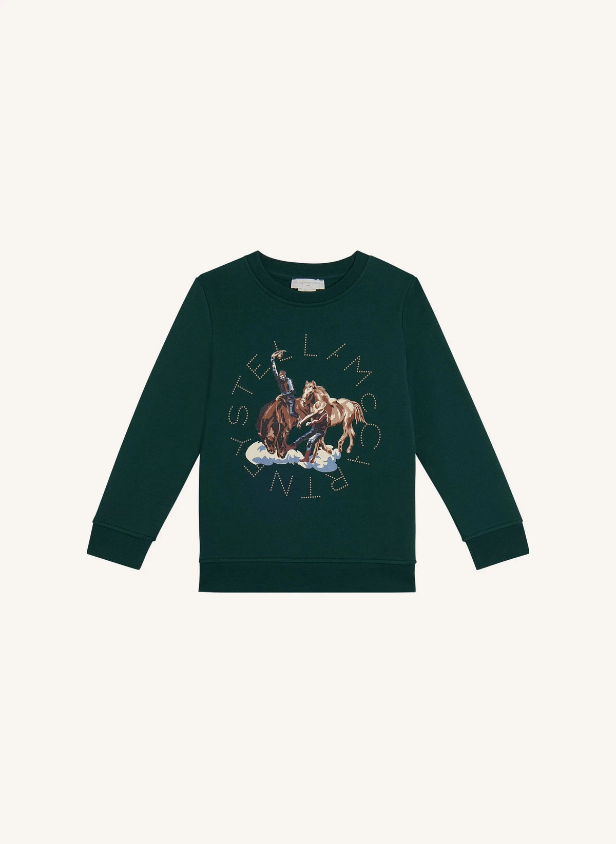 Stella McCartney Kids - Stella Cowboy sweatshirt | Koyu yeşil