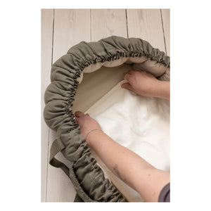 Sebra - 3-in-1 Babybett-Schutzbezug | Weiß
