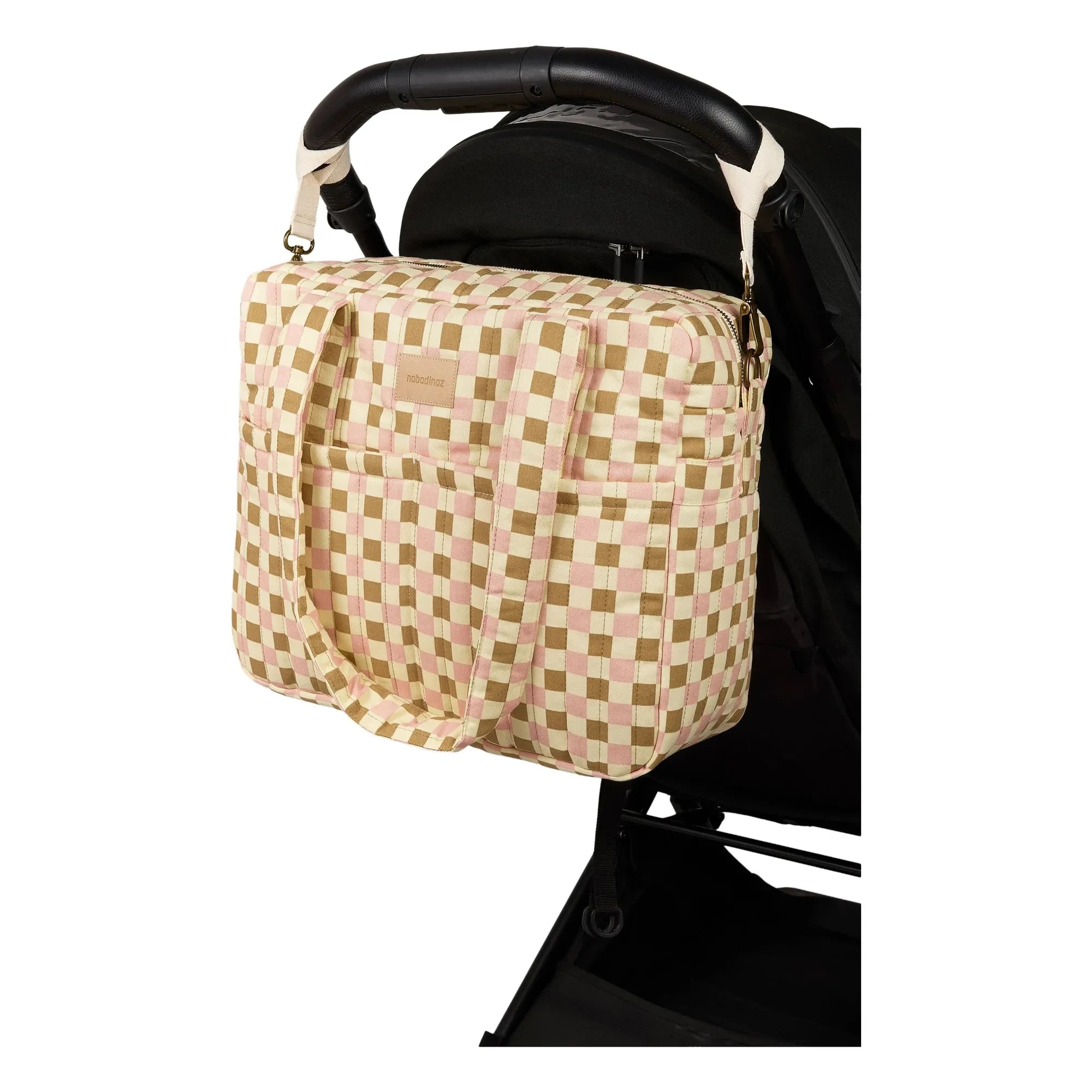 Nobodinoz - Hyde Park Mosaic Wickeltasche | Rosa