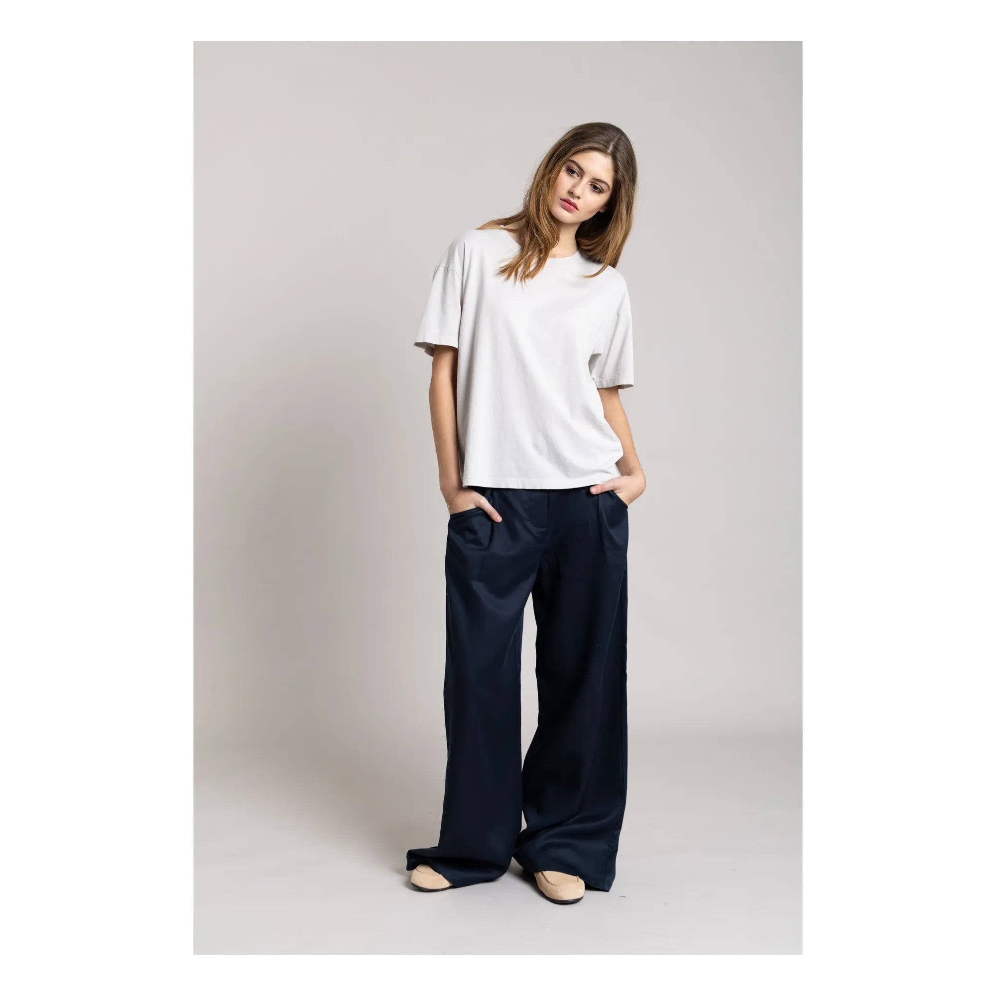 Smallable Woman - Hana Bio-Baumwoll-T-Shirt | Perlengrau