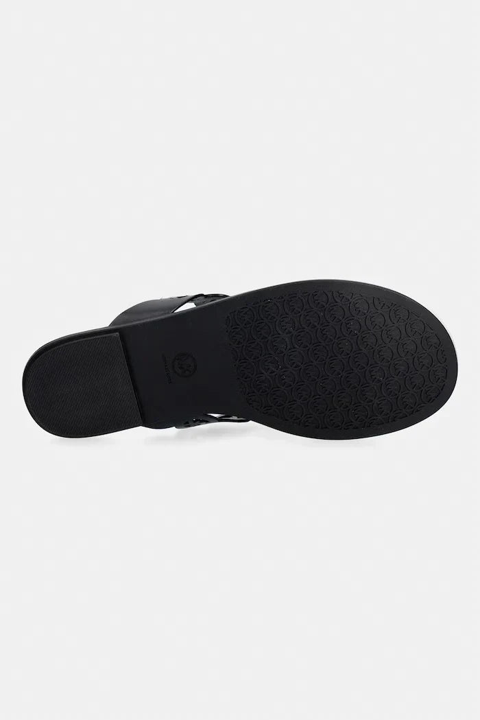 MICHAEL Michael Kors kadın deri parmak arası terlik Janie Thong Sandal