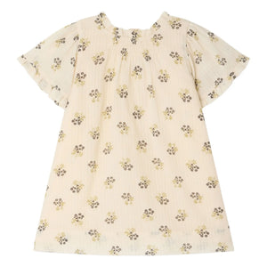 Bonpoint - Lucie Fleurie Kleid aus Bio-Baumwolle | Ecru