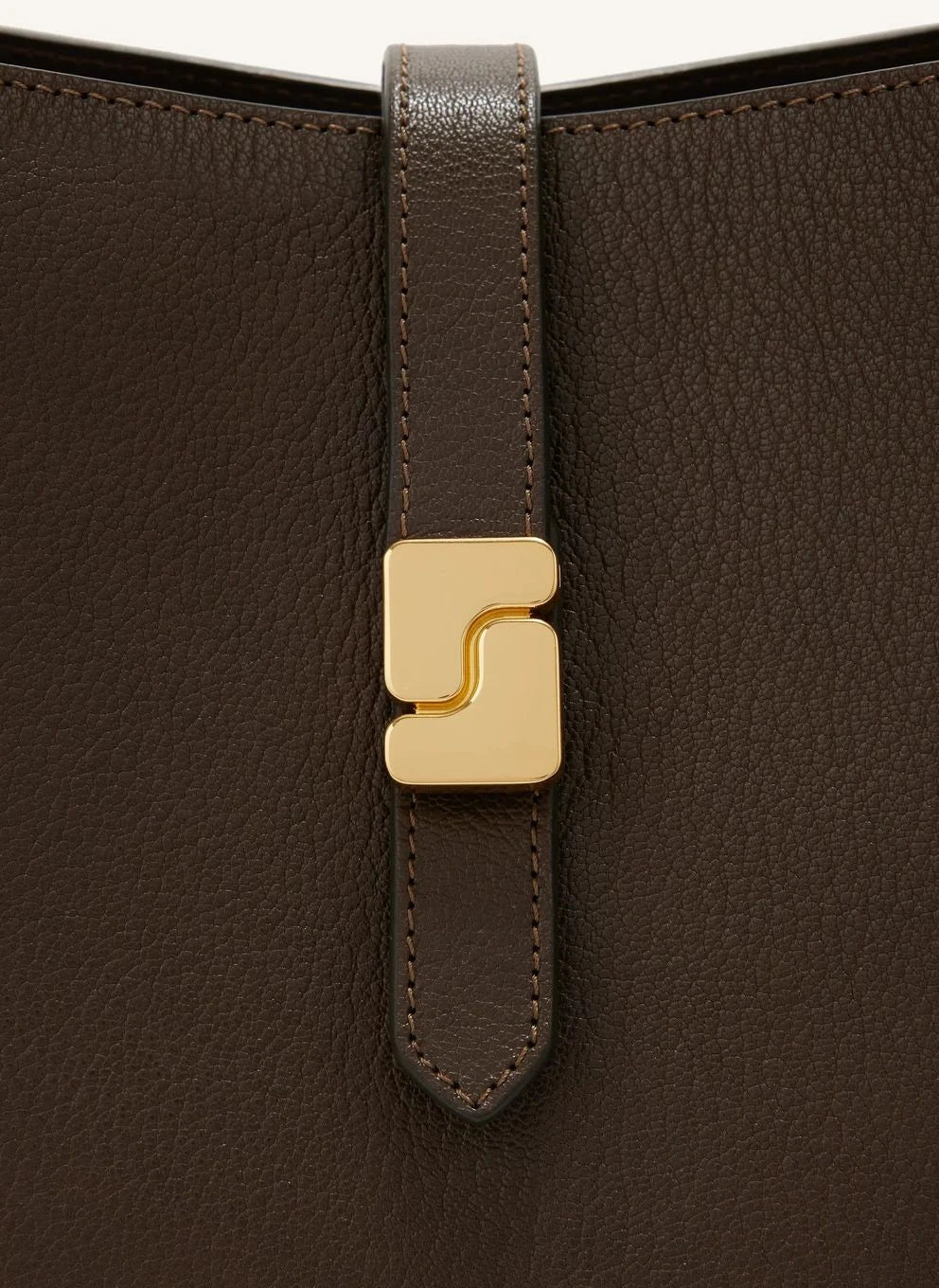 Soeur - Bello Lederhandtasche | Dunkelkhaki