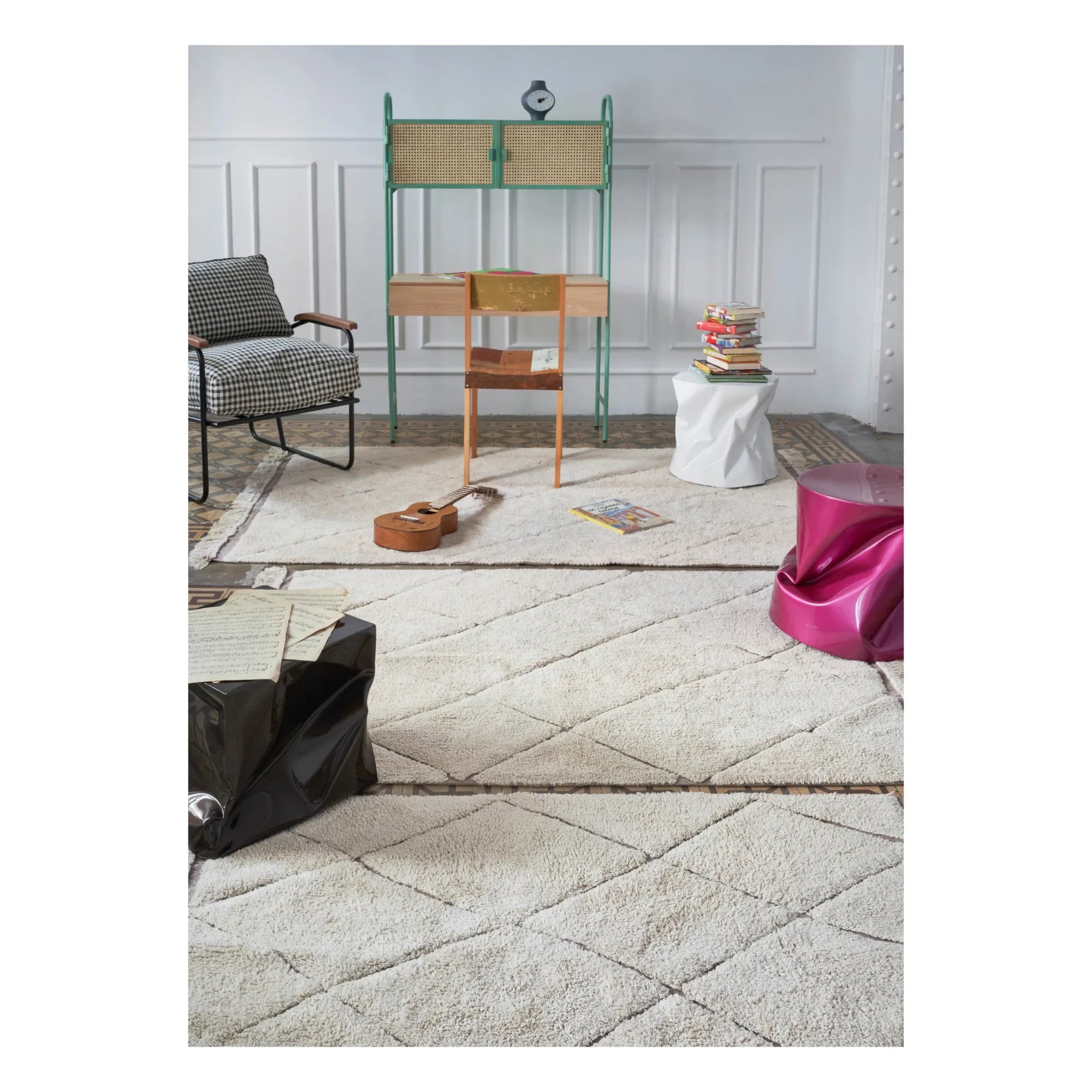 Lorena Canals - Berber RugCycled Teppich | Ecru