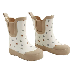Quincy Mae - Geometrischer Regenstiefel | Blassgrün