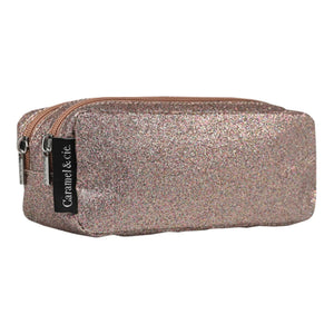 Caramel & Cie - Zweifach Pailletten-Tasche | Kupferrot