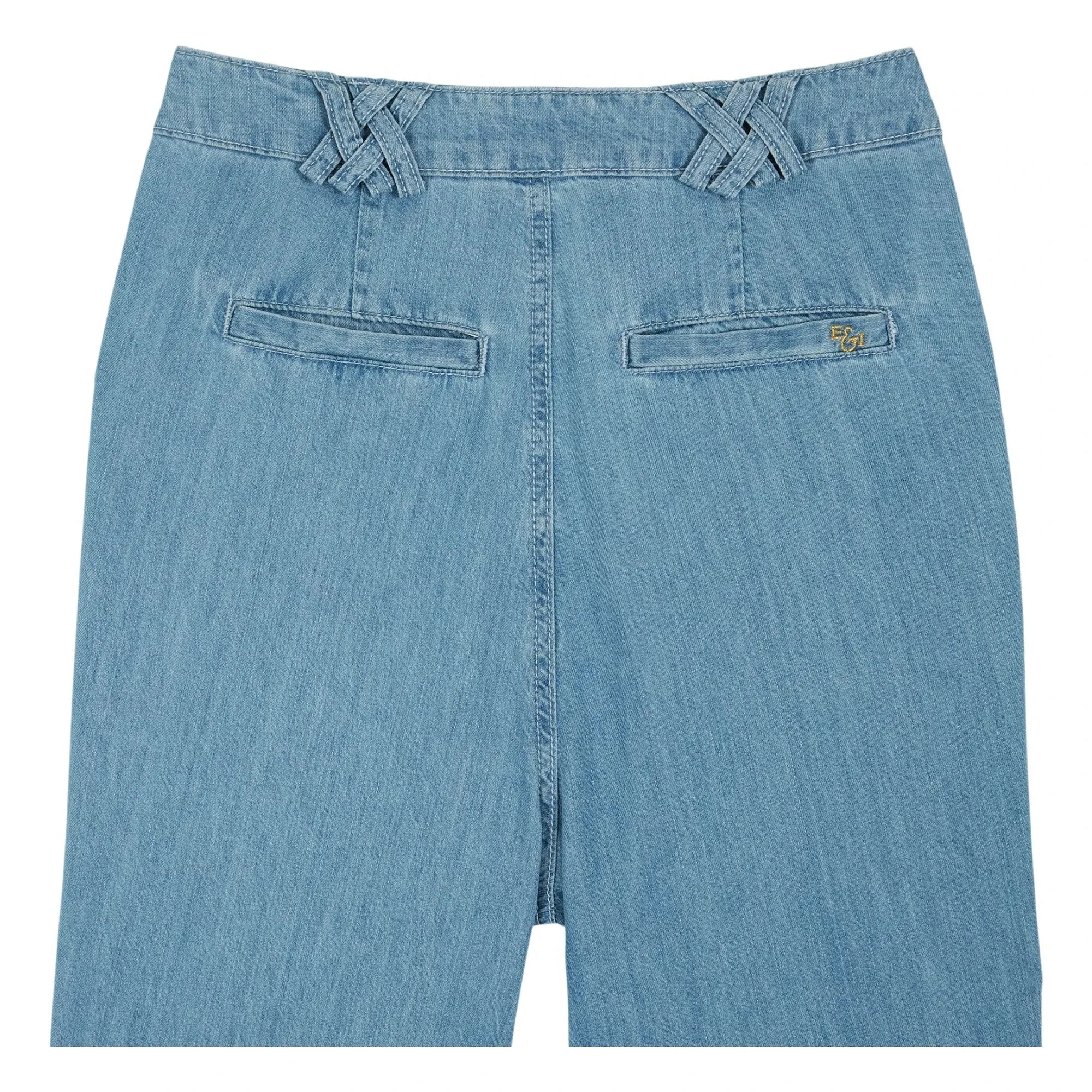 Emile et Ida - Karottenhose aus Jeans | Blau