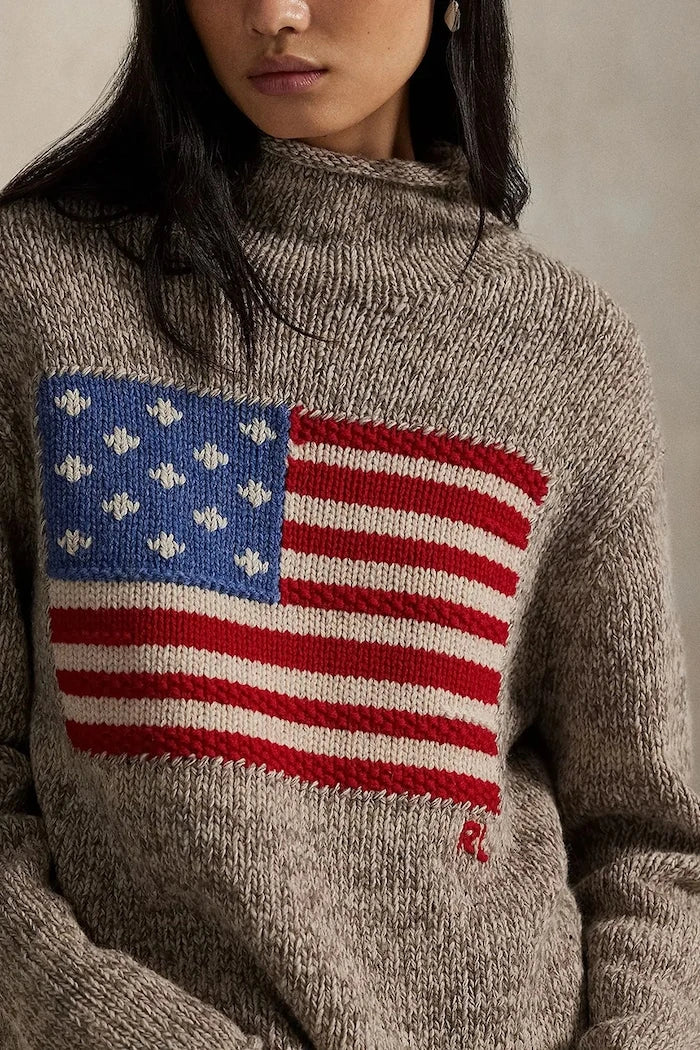 Polo Ralph Lauren düşük balıkçı yaka kadın yünlü kazak