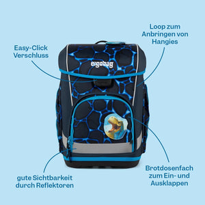 Ergobag - Schulranzen-Set cubo Wonbearcastle