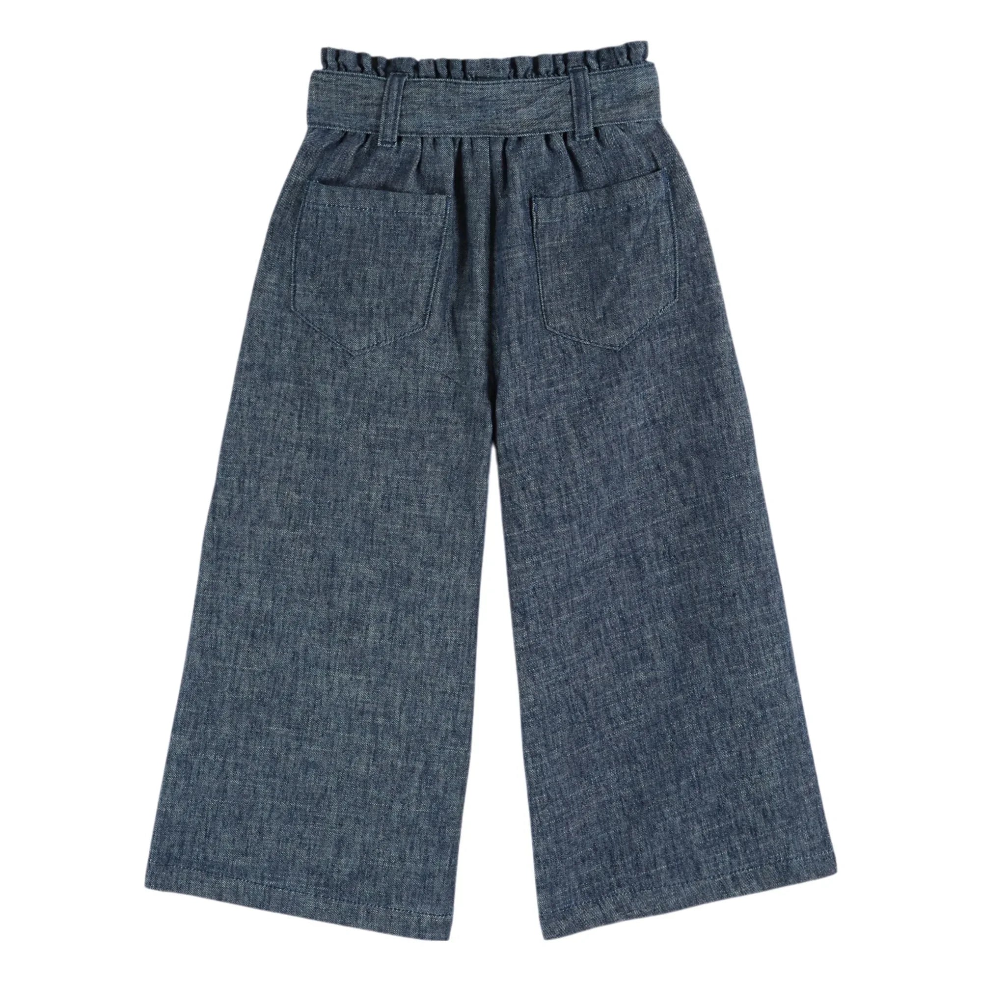 Emile et Ida – Weite Hose mit Gürtel | Marine