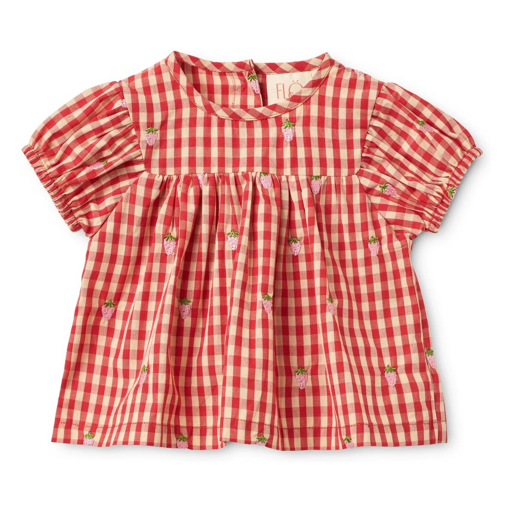 Flöss - Molly Vichy Bluse und Shorts Set | Rot