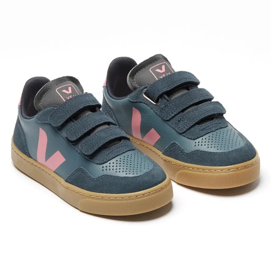 Veja - Scratch Sneakers Small V-90 Deri O.T | Mavi
