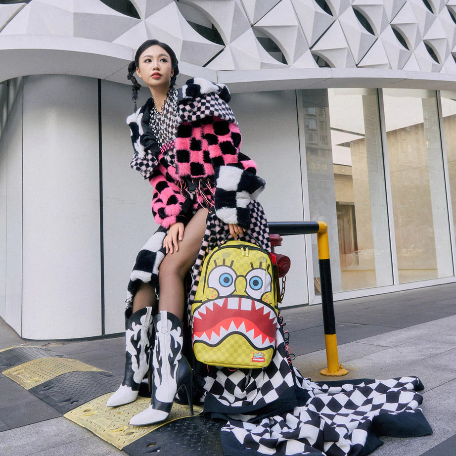 Sprayground - Süngerbob Kareli Bob Dlxsv Sırt Çantası