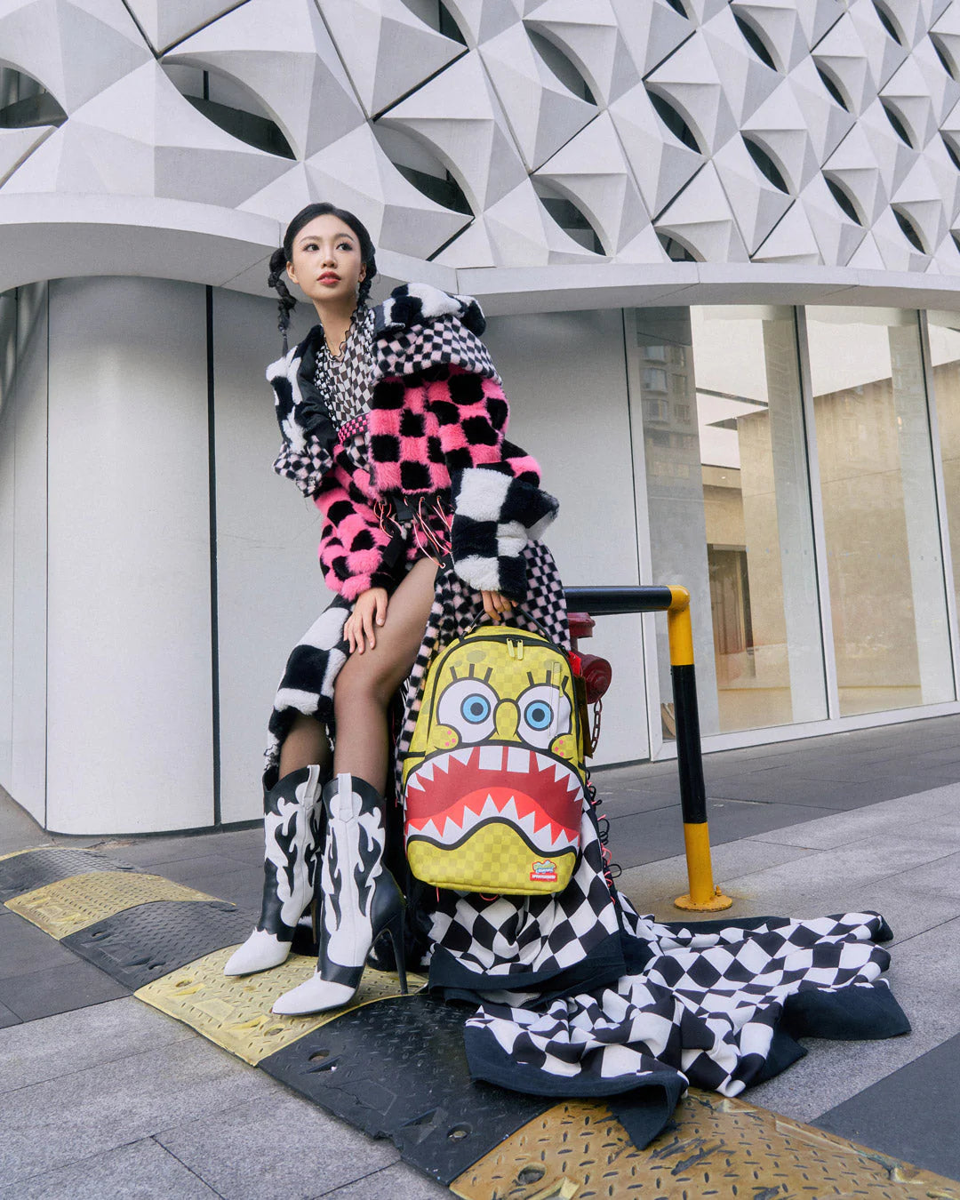 Sprayground - Süngerbob Kareli Bob Dlxsv Sırt Çantası