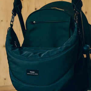 Finnson Osma Eco Sling Changing Bag with Clips - Black-Changing Bags-Black- | Natural Baby Shower