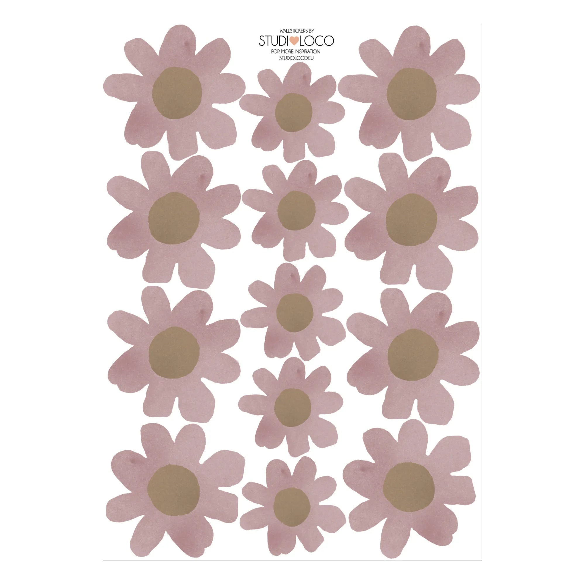 Studio Loco - Blumenwandaufkleber | Flieder