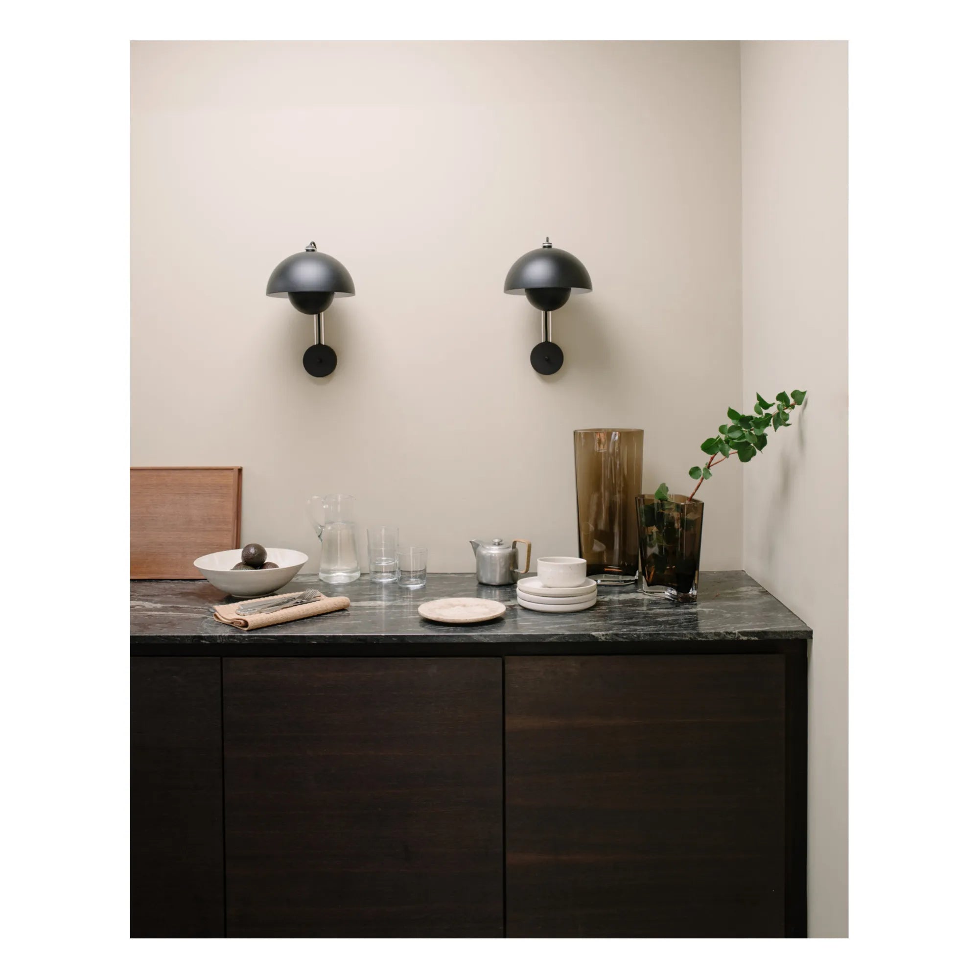 & Tradition - Flowerpot VP8 Wandleuchte | Schwarz