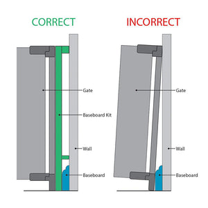 Fred Universal Wall + Skirting Kit - Pure White-Stair Gates-Pure White- | Natural Baby Shower