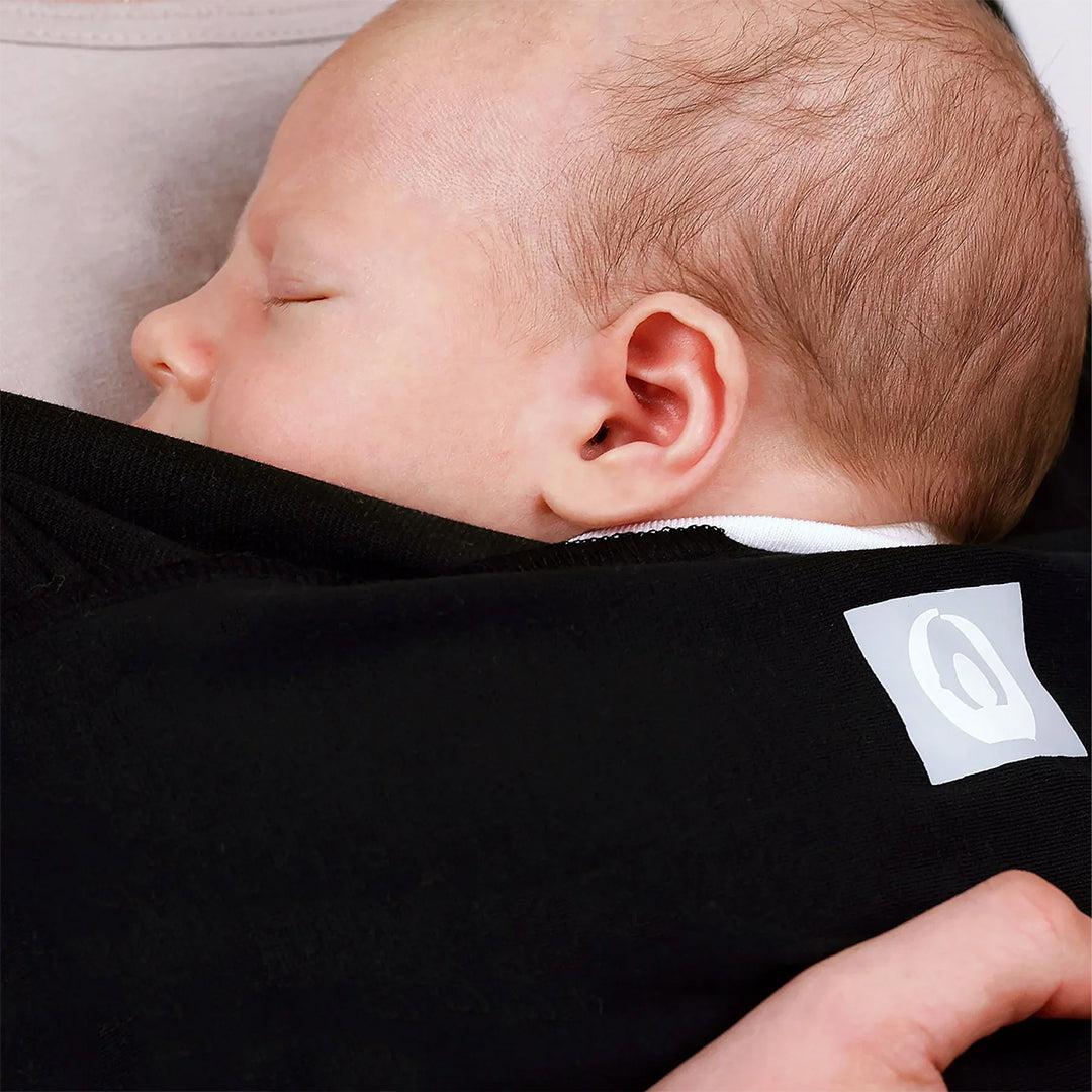 Gaia Baby Gaia Stretchy Baby Wrap Carrier - Organic Cotton - Ebony-Baby Carriers-Ebony-One Size | Natural Baby Shower
