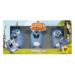 Grizzy und die Lemminge – 3er-Pack Leming-Figurenspielzeug
