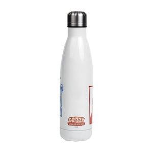 Grizzy und die Lemminge – 500 ml Stahlwasserflasche