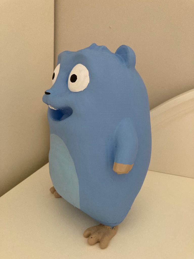 Grizzy und die Lemminge Figurenspielzeug – Lemming (blau)